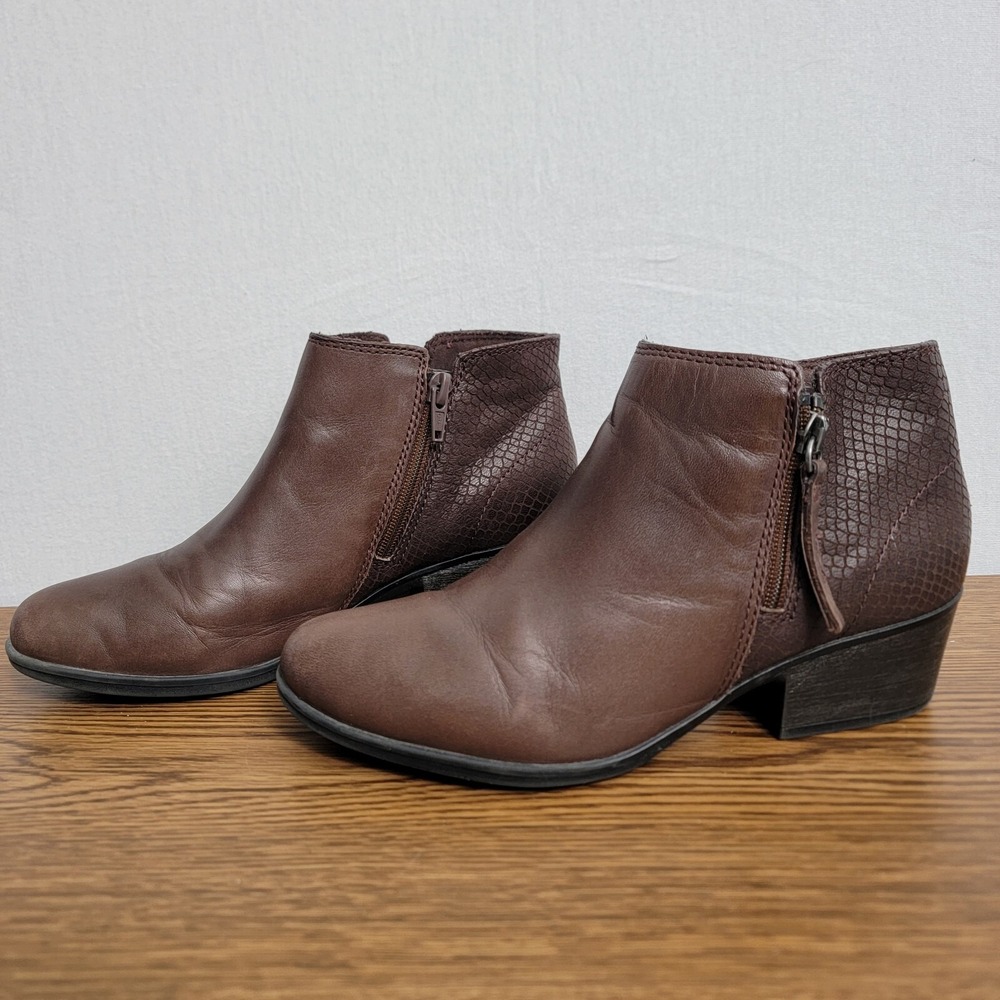 Clarks Adreena Hope Ankle Boots, Brown, Women's 6